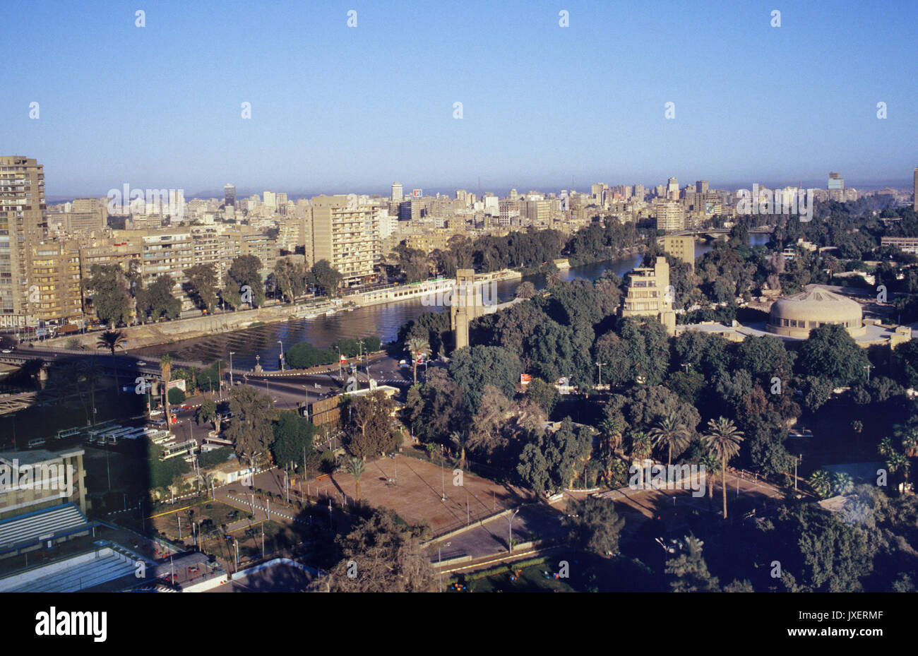 Ägypten Kairo Blick über Stadt 2000 Stockfoto
