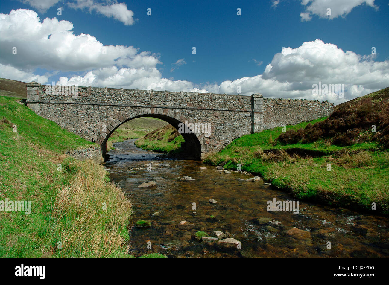 Faseny Wasser und Lammermuir Hills, Schottland Stockfoto