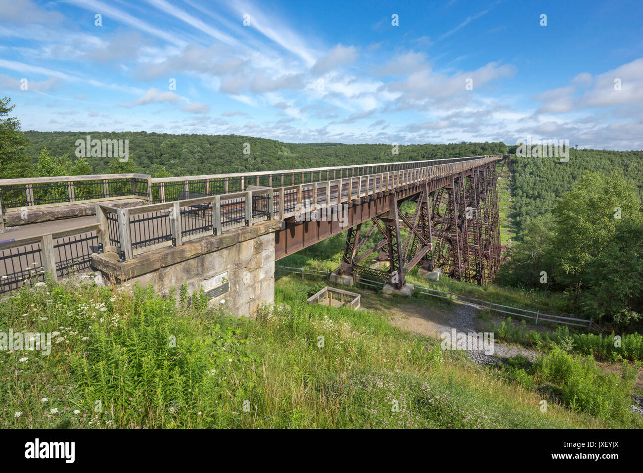 KINZUA VIADUKT SKYWALK MOUNT JEWETT MCKEAN COUNTY PENNSYLVANIA USA