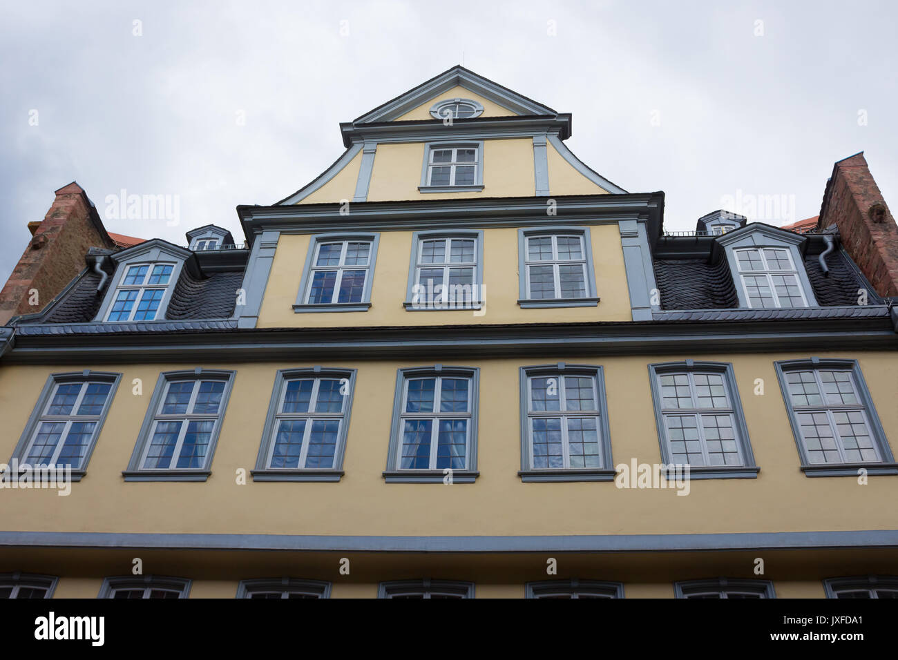 Frankfurt, Deutschland - 15. Juni 2016: Typische Architektur in der Altstadt Stockfoto