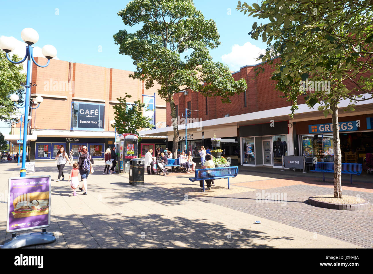 Die Gießerei Einkaufszentrum, High Street, Scunthorpe, Lincolnshire, Großbritannien Stockfoto