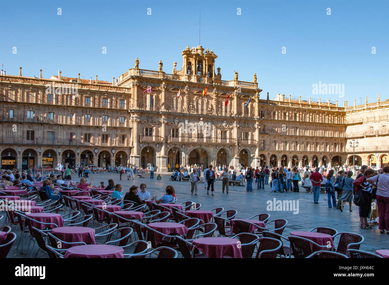 Plaza Mayor, Salamanca, Spanien Stockfoto