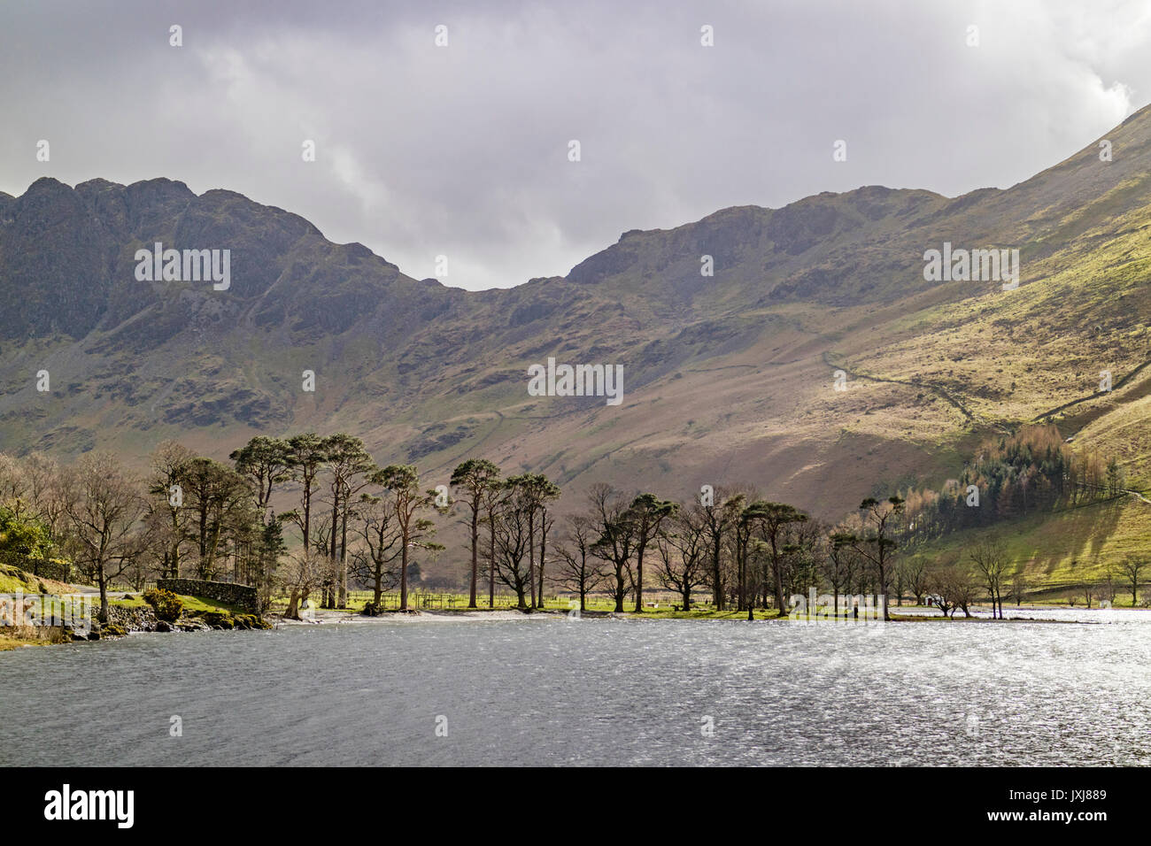 Buttermere Lake, Lake District National Park, Cumbria, England, Großbritannien Stockfoto