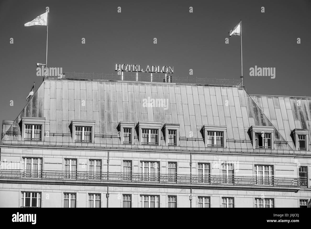 Berühmten und teuren Hotel Adlon Kempinski in Berlin - Berlin/Deutschland - am 2. SEPTEMBER 2016 Stockfoto