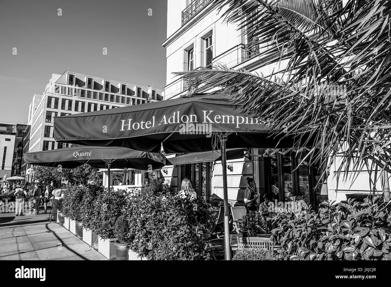 Berühmten und teuren Hotel Adlon Kempinski in Berlin - Berlin/Deutschland - am 2. SEPTEMBER 2016 Stockfoto