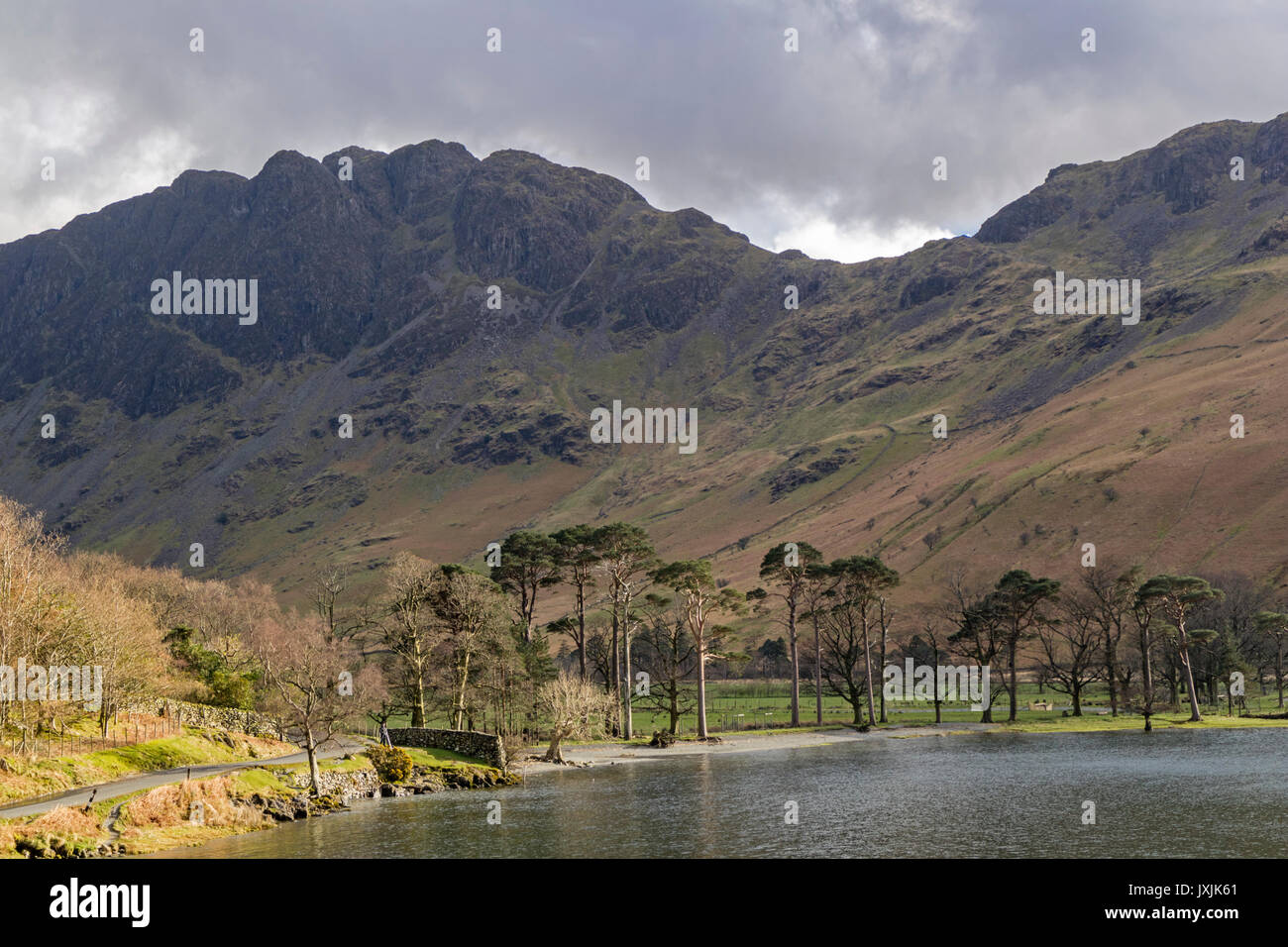 Buttermere Lake, Lake District National Park, Cumbria, England, Großbritannien Stockfoto