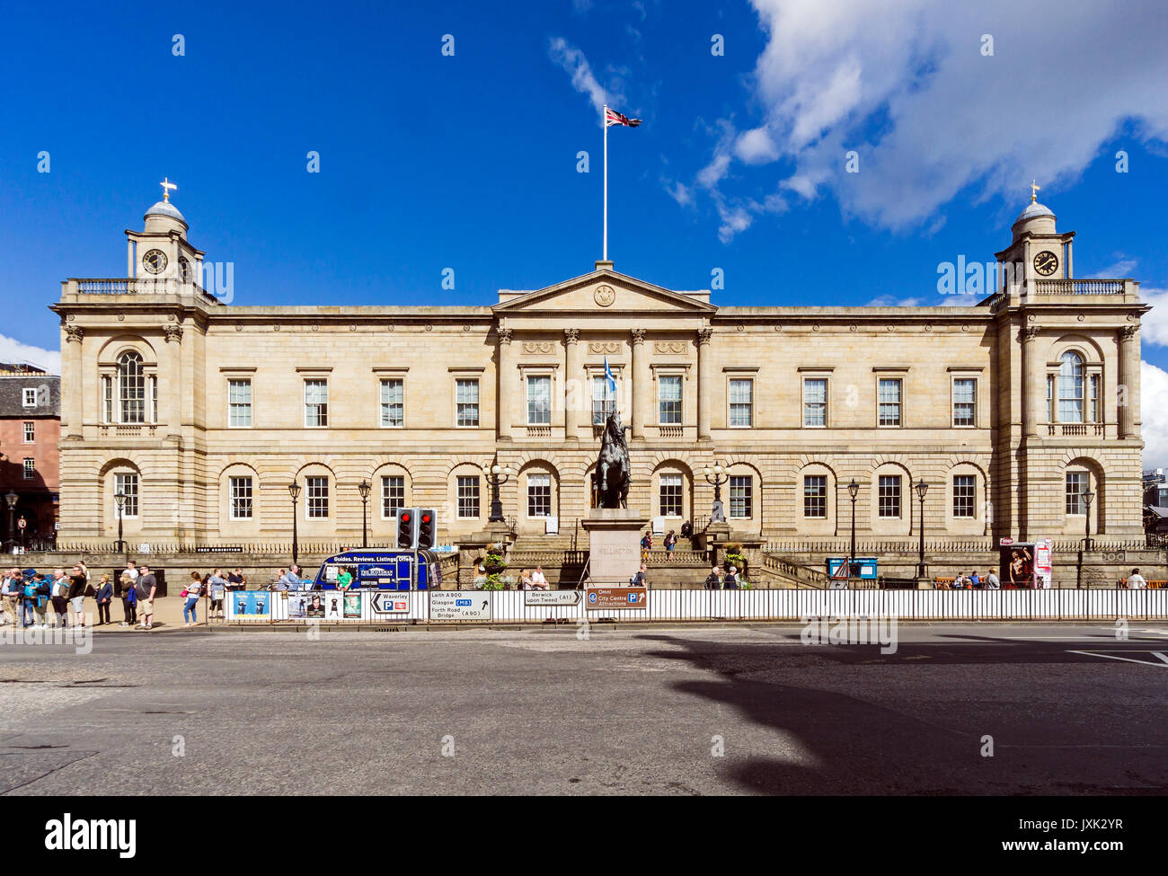 National Archives von Schottland Gebäude in der Princes Street Edinburgh Schottland Großbritannien Stockfoto