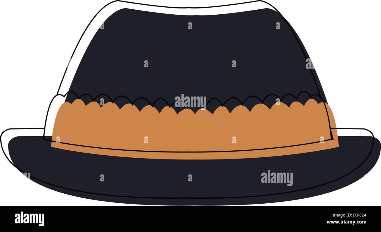 Hut für Männer in der Schweiz Kultur Kleidung Stock-Vektorgrafik - Alamy