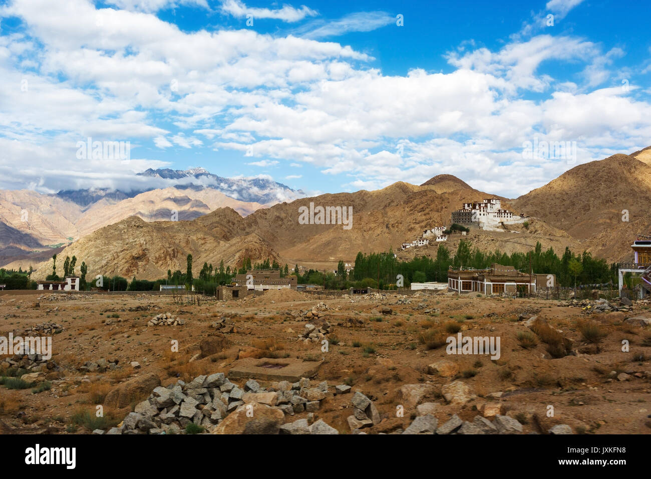 Naturlandschaft in Leh Ladakh, Jammu und Kaschmir, Indien Stockfoto