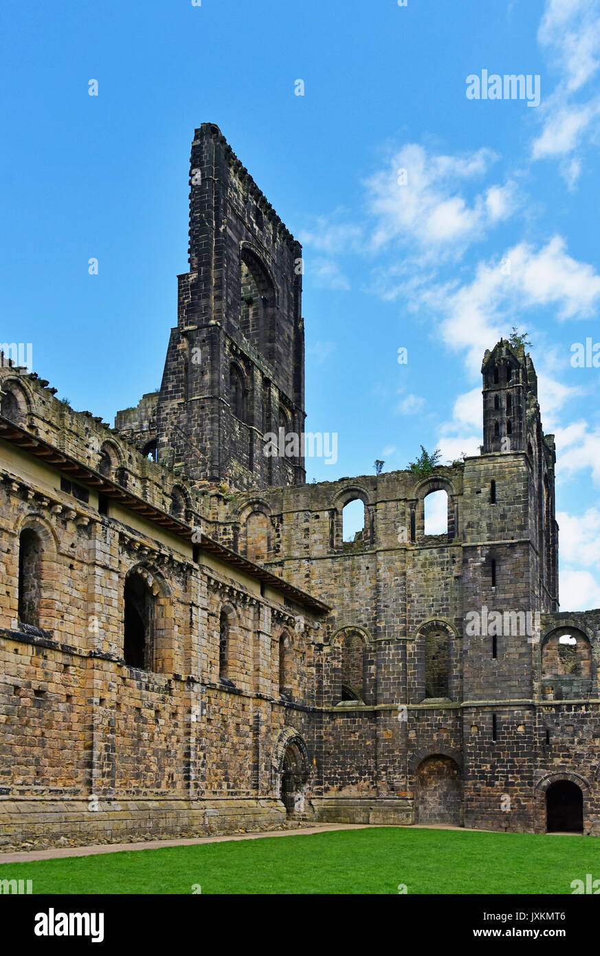 Kirkstall Abbey. Abbey Road, Leeds, Yorkshire, England, Vereinigtes Königreich, Europa. Stockfoto