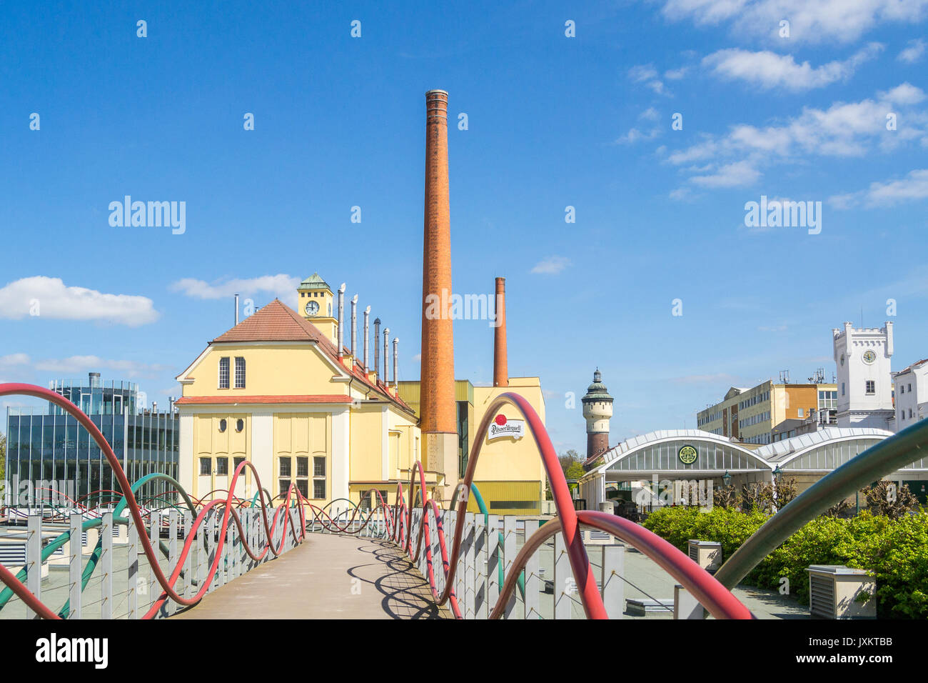 Pilsner Urquell Brauerei Stockfoto