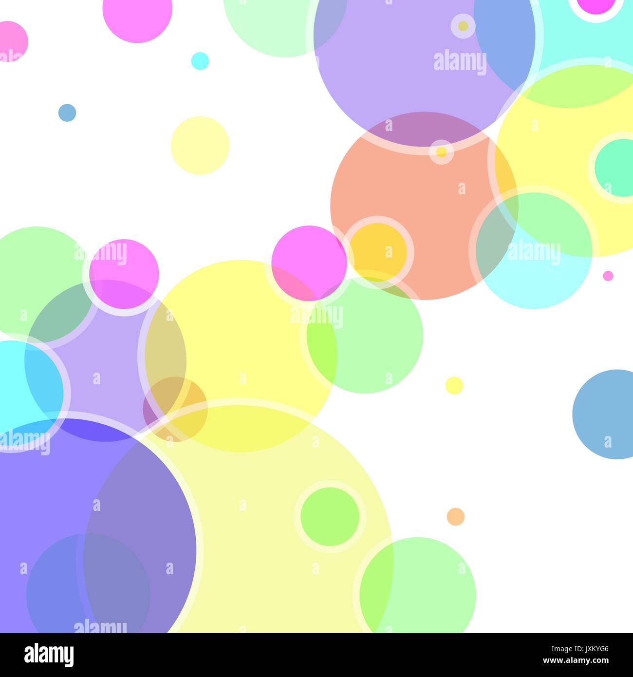 Abstract Vector mit farbenfrohen Bubble Elemente Stock Vektor
