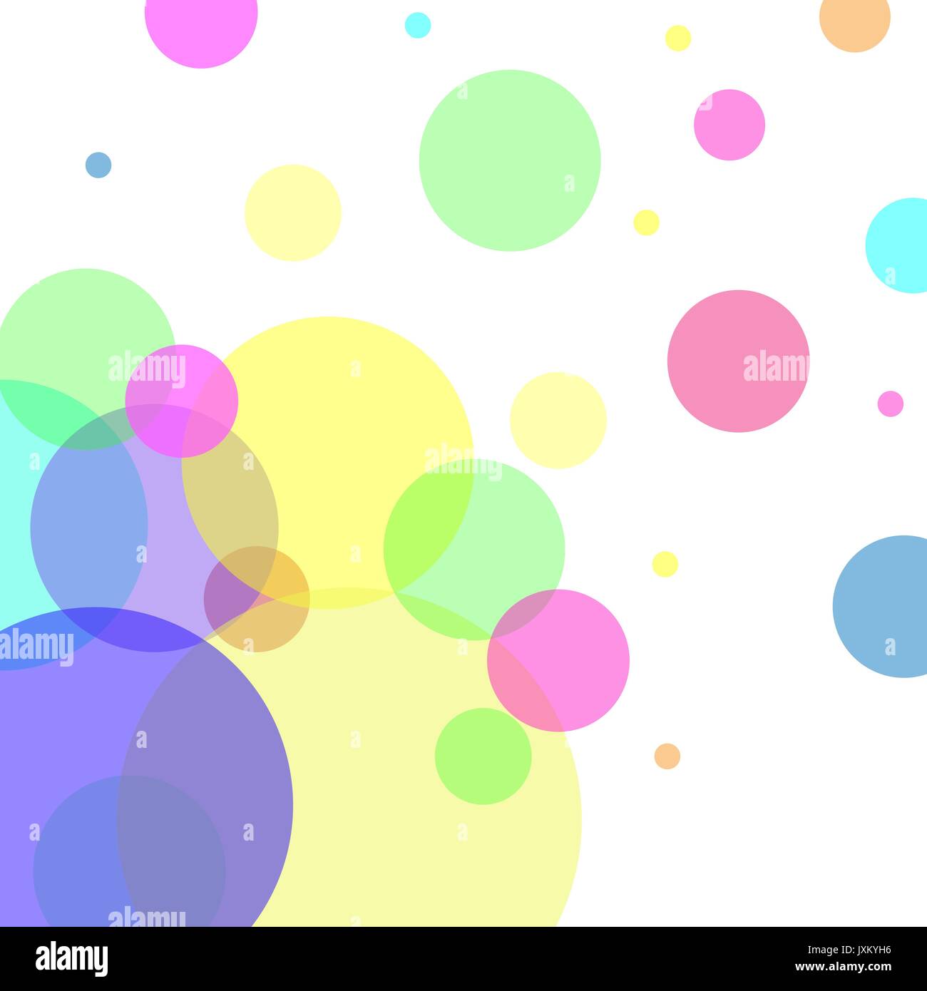 Abstract Vector mit farbenfrohen Bubble Elemente Stock Vektor