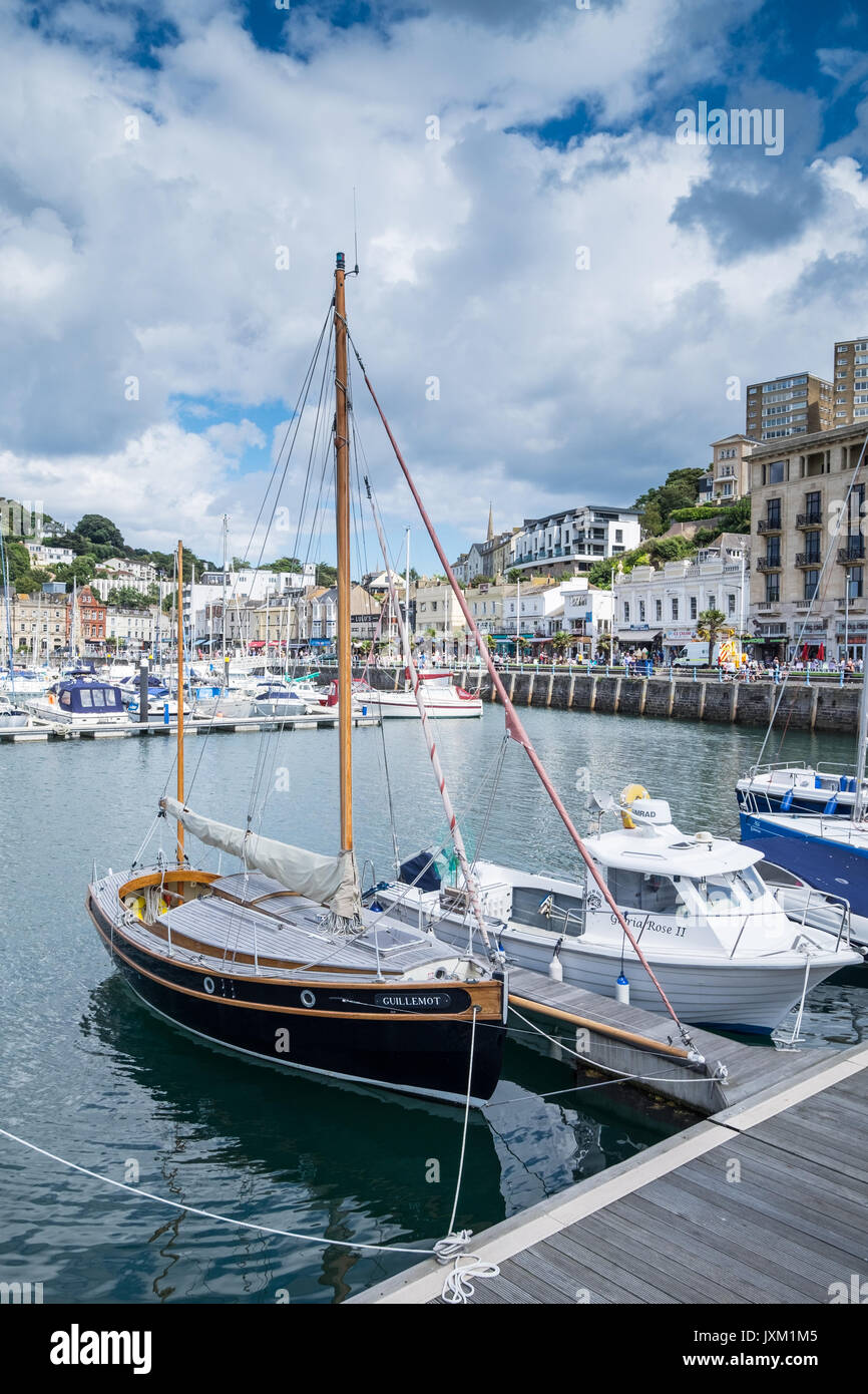 Der Hafen von Torquay, Torquay, Torbay, Devon, Großbritannien Stockfoto