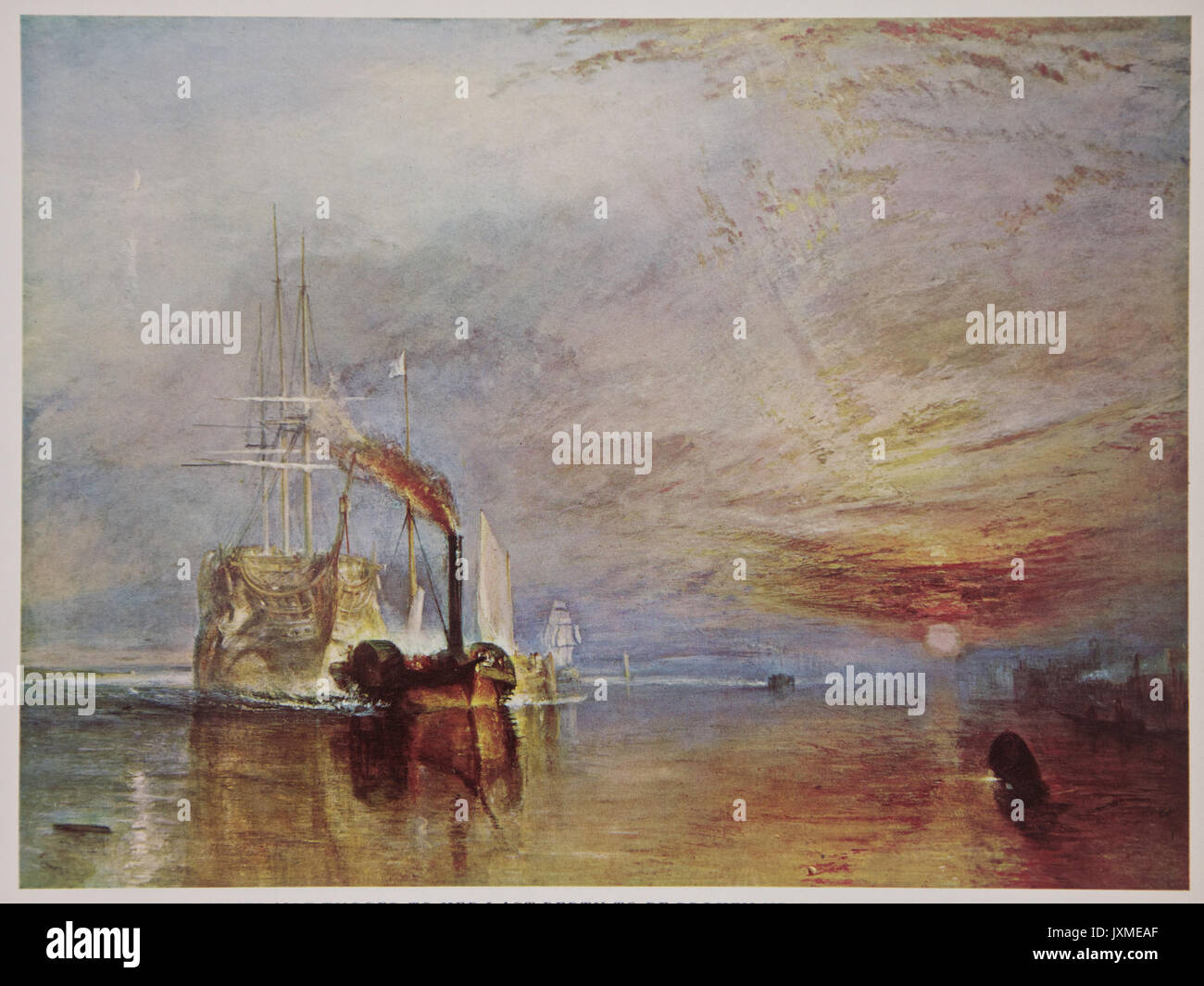 Joseph Turner (1775-1851). Die Fighting Temeraire zog zu ihrem letzten Liegeplatz bis gebrochen zu werden. 1839 Stockfoto
