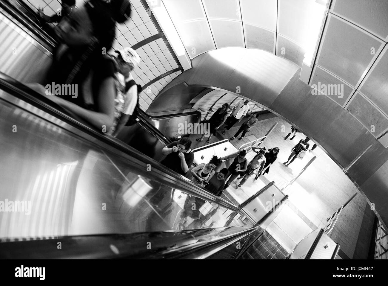 34 ht Street Hudson Yards der U-Bahn Station - New York City Stockfoto