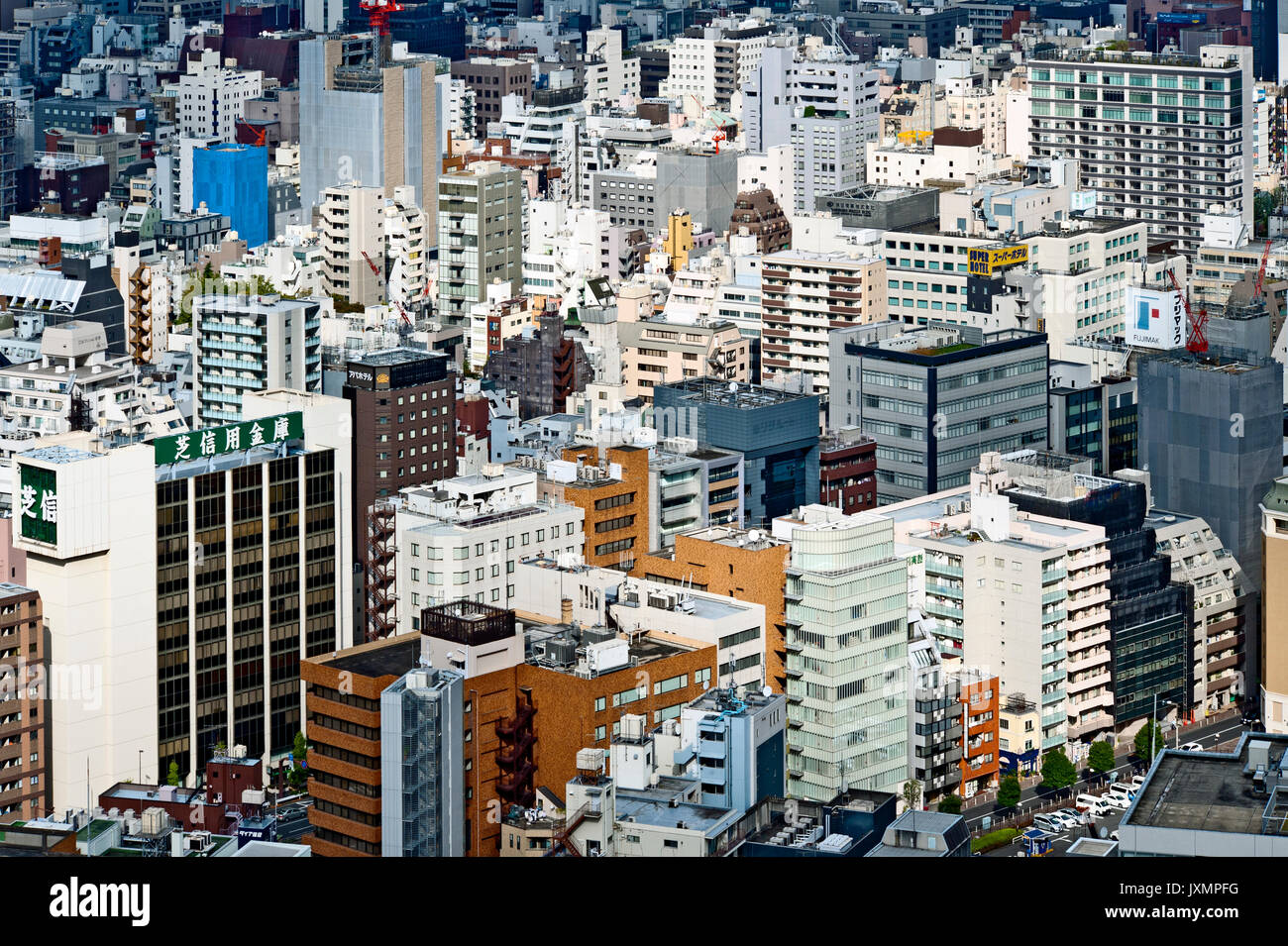Luftaufnahme Tokyo Japan Gebäude Stockfoto