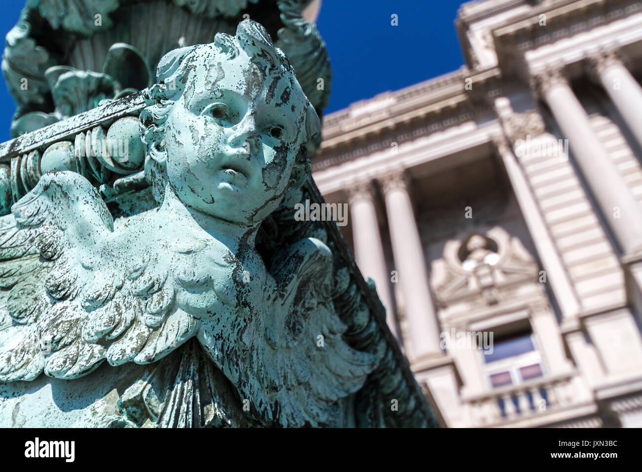 Bibliothek des Kongresses Jefferson Bibliothek, die von der Pariser Opéra Garnier inspiriert. Washington, D.C., USA. Stockfoto