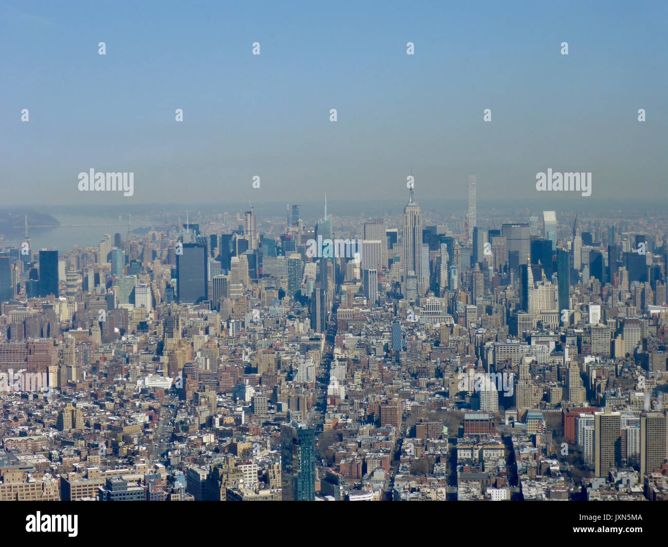 Blick auf New York City CRF4 Stockfoto