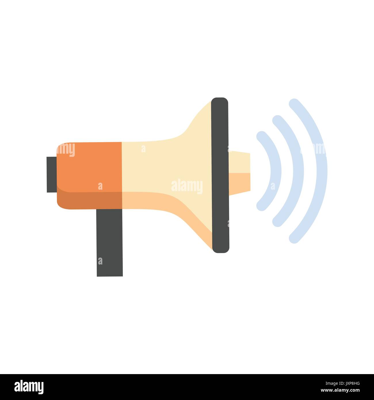 Megafon-symbol Lautsprecher Sound Konzept Stock Vektor