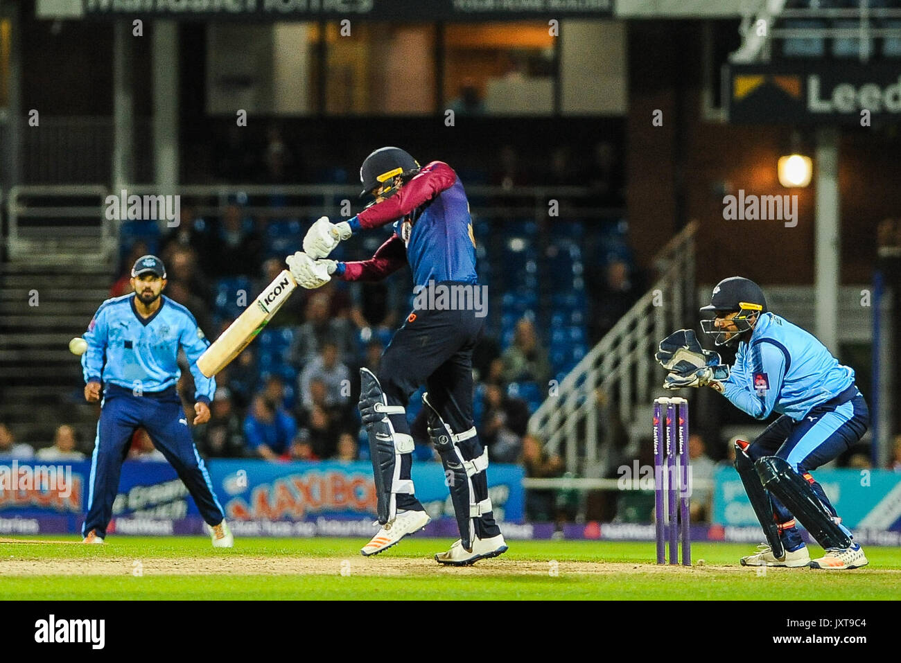 Leeds, Großbritannien. 17 Aug, 2017. Während der Yorkshire Wikinger v Northamptonshire Steelbacks im Headingley auf 20170817 August 2017. Quelle: SB Sport Fotografie/Alamy leben Nachrichten Stockfoto