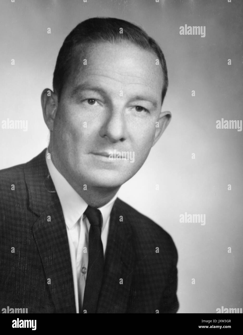 Stuart Leroy Brown, jr portrait Foto, Brust, Full Face, c 40 Jahre, 1960. Stockfoto