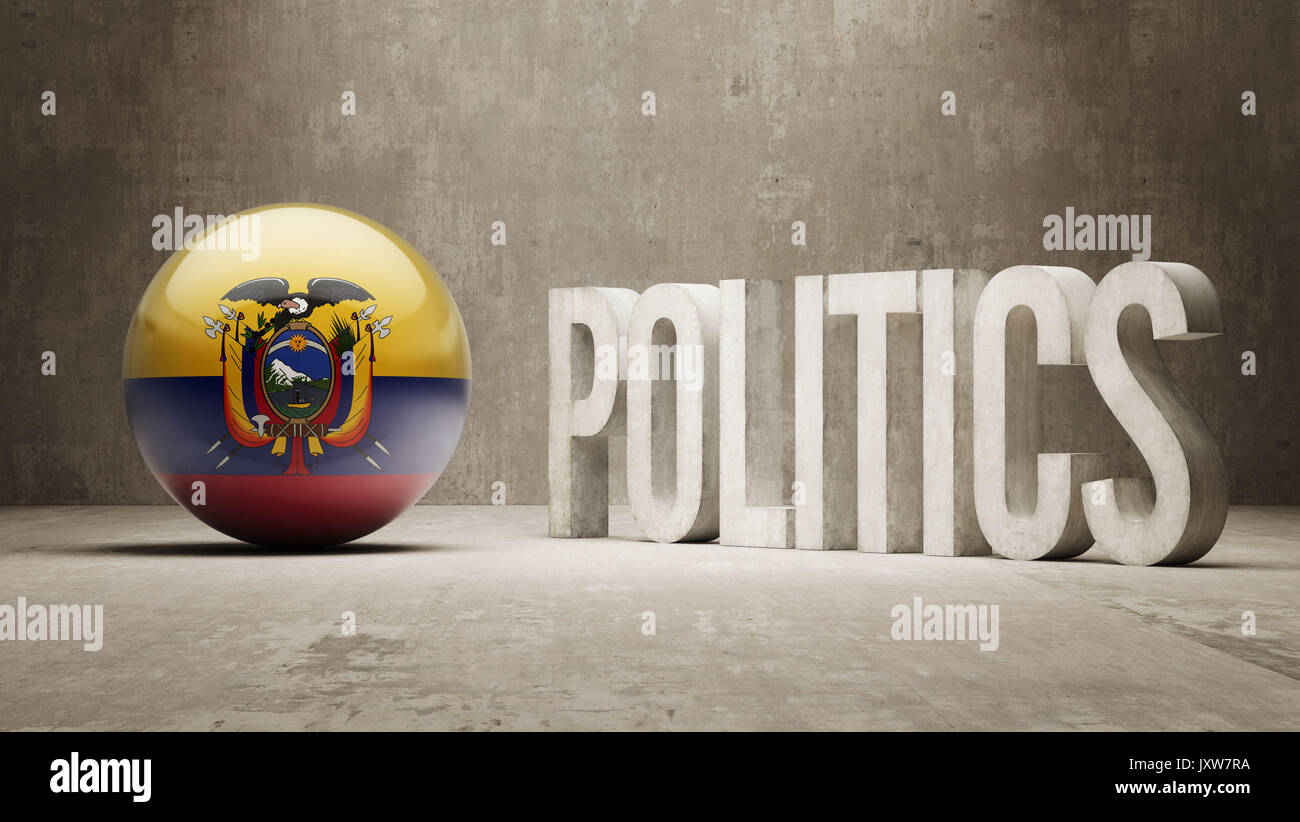 Ecuador hohe Auflösung Politik Konzept Stockfoto