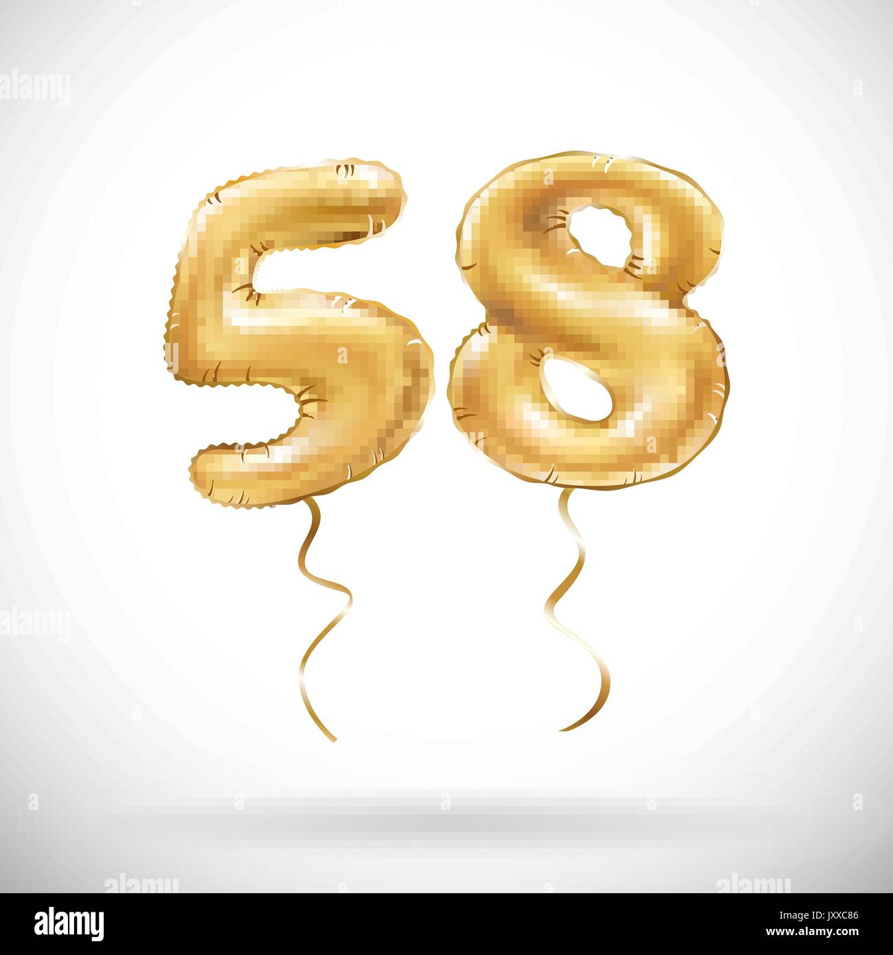 58 geburtstagslogo kaufen Alamy