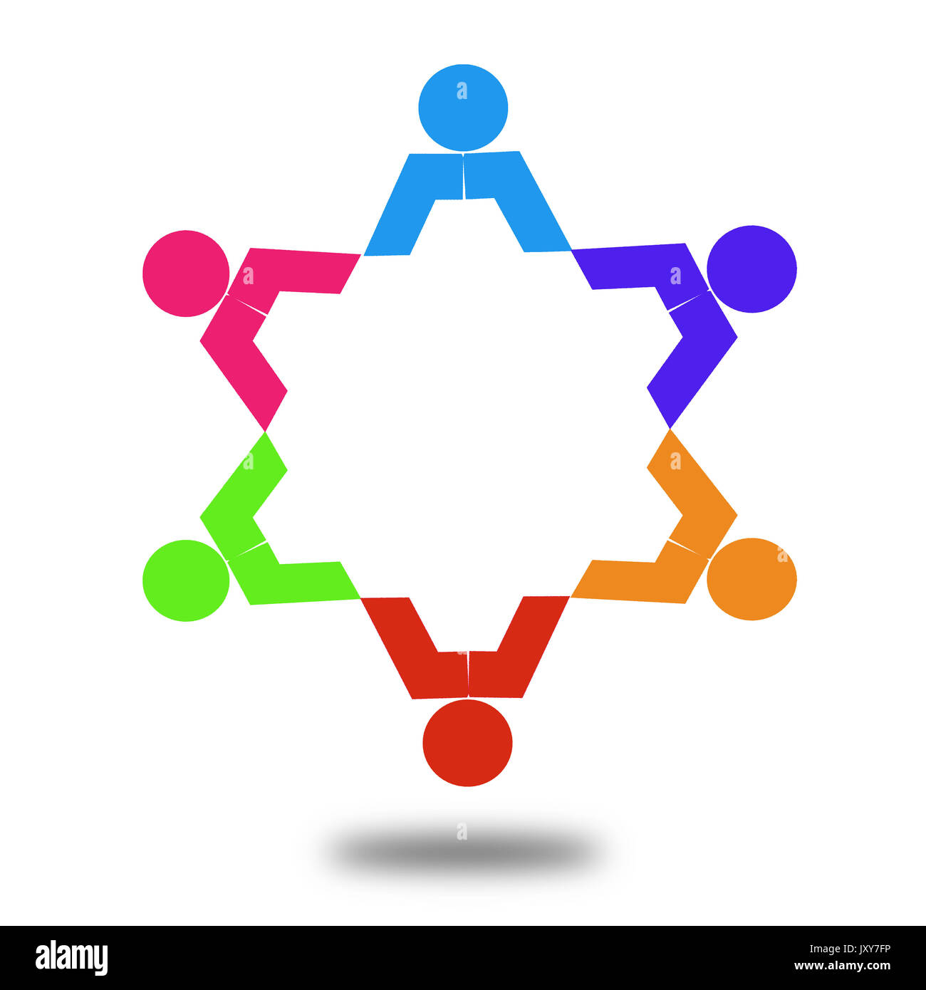 Community Symbol Konzept Bild mit Hi-res gerenderte Grafiken, die für jede beliebige Grafik Design verwendet werden könnten. Stockfoto