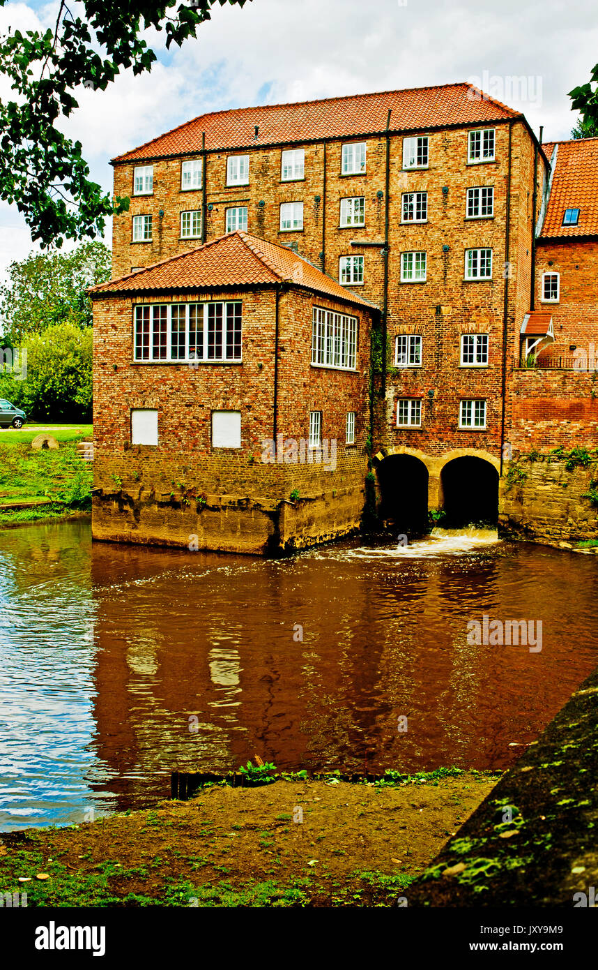 Alte Cornmill, Stamford Bridge, East Riding Yorkshire Stockfoto