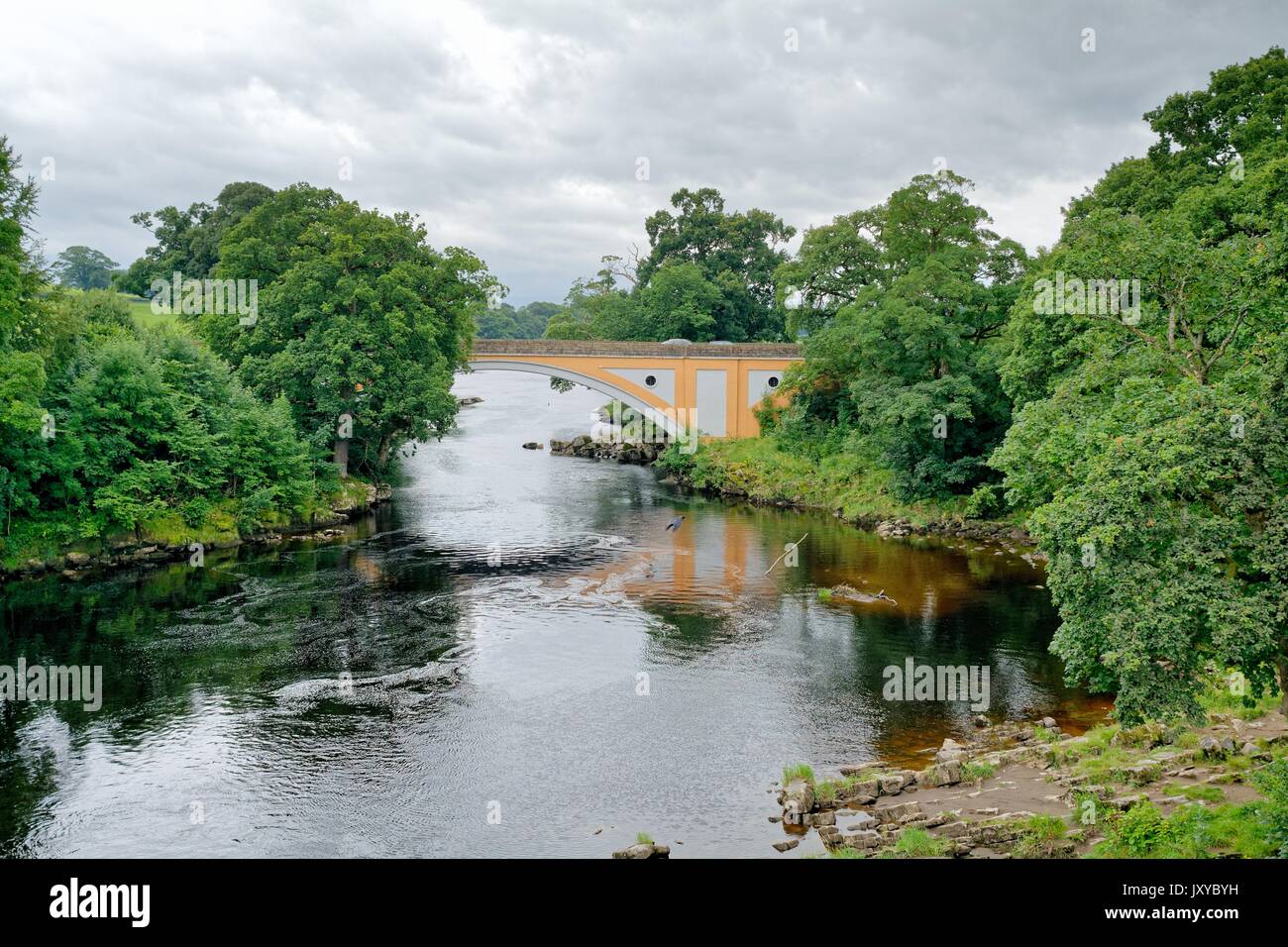Stanley Brücke an Kirkby Lonsdale Cumbria GROSSBRITANNIEN Stockfoto