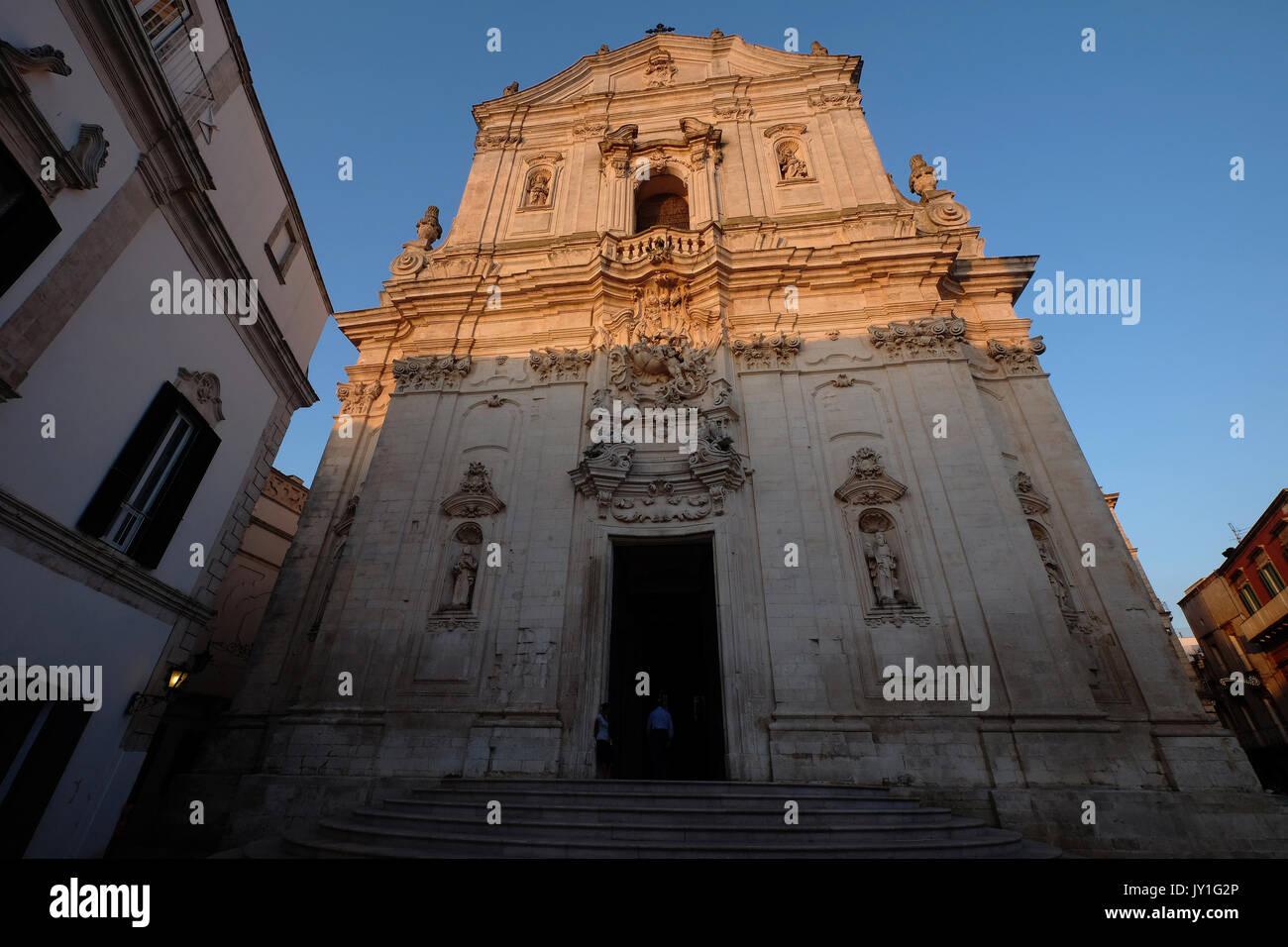 St. Martino Basilika, Martina Franca, Apulien, Italien Stockfoto