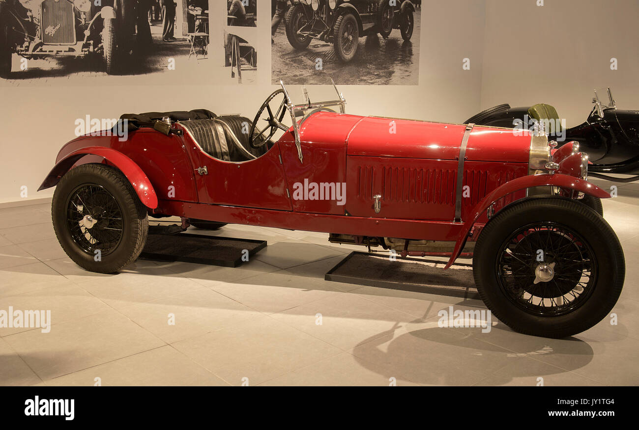 1929 Alfa Romeo 6C 1500 SuperSport arbeitet Team Auto an der Louwman Museum, Den Haag, Niederlande Stockfoto