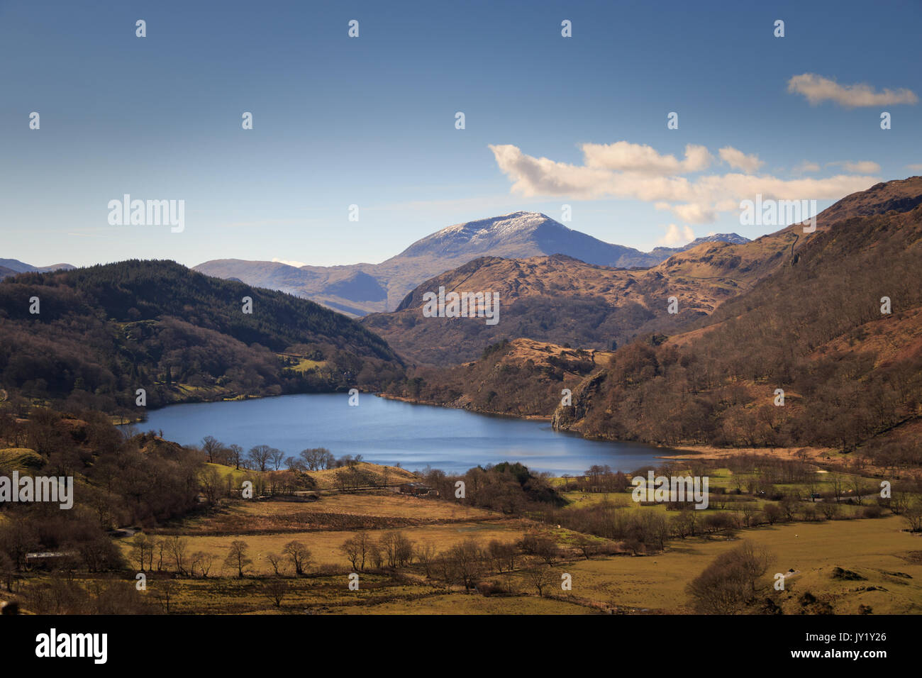 Die schöne Landschaft des Snowdonia National Park, Wales. Stockfoto