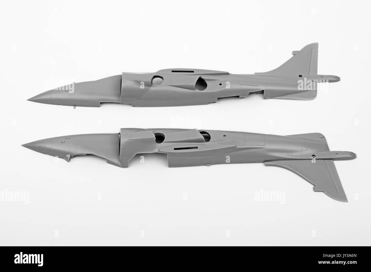Harrier Jump Jet Kunststoff Modell Stockfoto