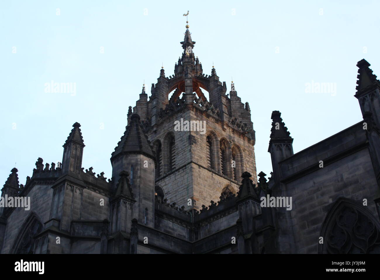 Blick auf die St. Giles Cathedral, Edinburgh Stockfoto