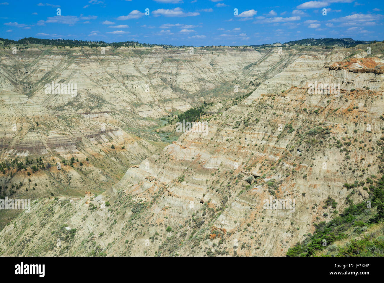 Badlands in der oberen Missouri River Breaks National Monument in der Nähe von Winifred, montana Stockfoto