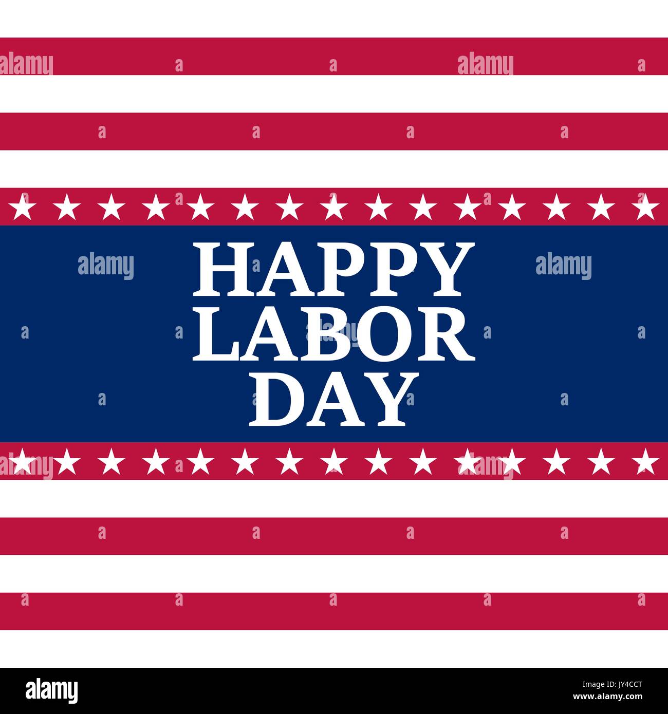 Labor Day Feiertag in den Vereinigten Staaten Stock Vektor
