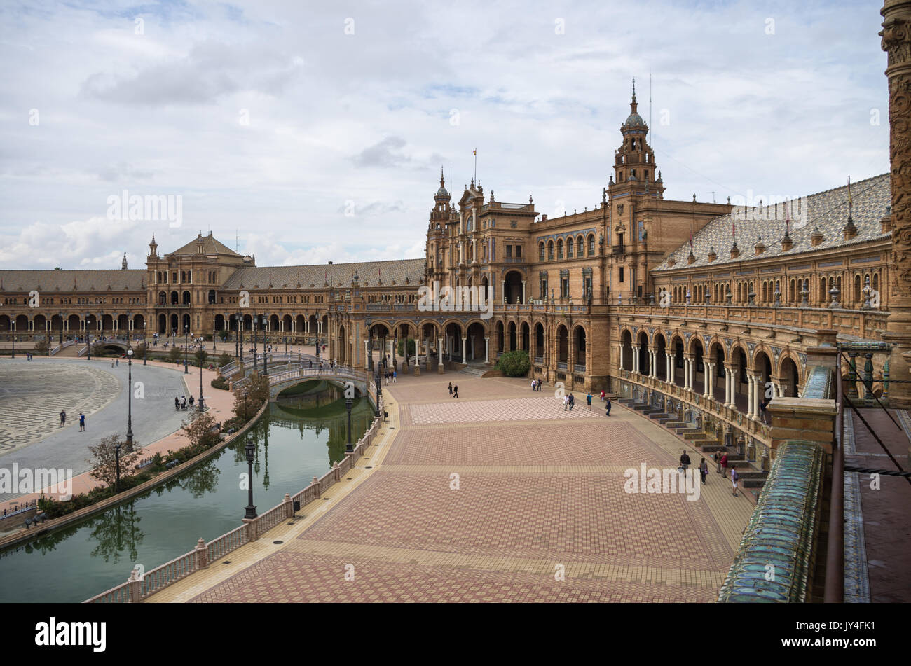 Plaza de España in Sevilla, Spanien Stockfoto