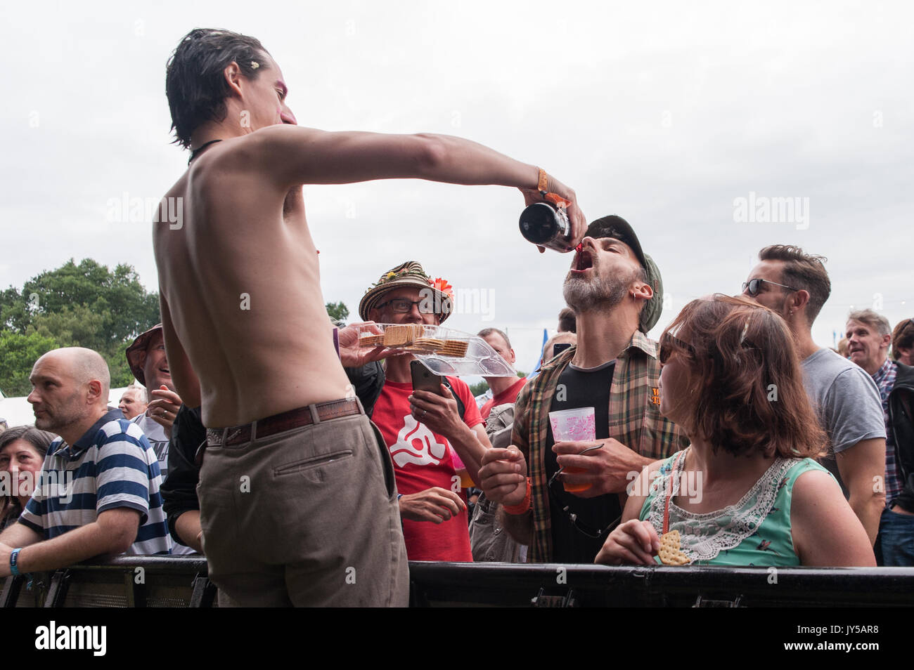 Moonlandingz an bluedot Festival 7. Juli 2017 Stockfoto