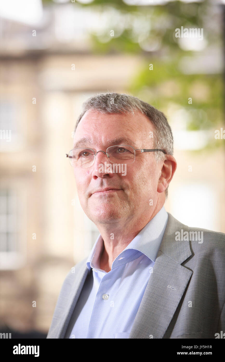 Edinburgh, Schottland 18. August. Tag 7 Edinburgh International Book Festival. Bild: Michael Luders, deutscher Schriftsteller. Credit: Pako Mera/Alamy leben Nachrichten Stockfoto