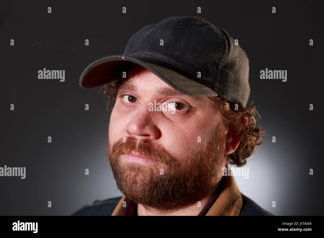 Edinburgh, Schottland 18. August. Tag 7 Edinburgh International Book Festival. Im Bild: Scott Hutchison ist ein schottischer Sänger, Songwriter, Gitarrist und Künstler. Pako Mera/Alamy Leben Nachrichten. Stockfoto