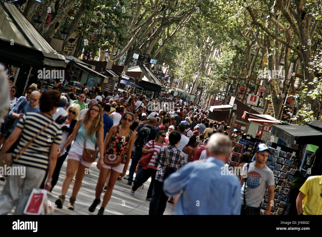 La Rambla, Barcelona, Katalonien, Spanien Stockfoto