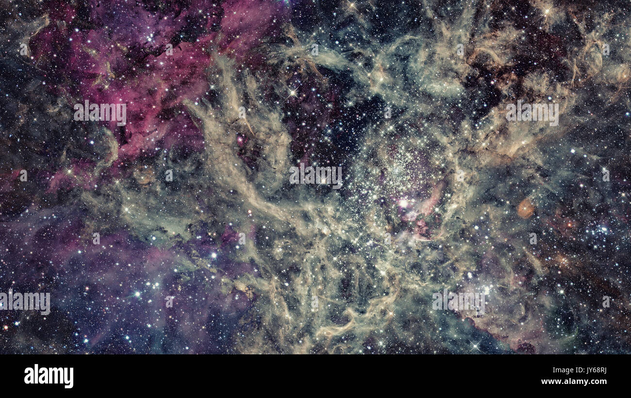 Sternenhimmel Weltraum Hintergrundtextur. Elemente des Bildes von der NASA eingerichtet. Stockfoto