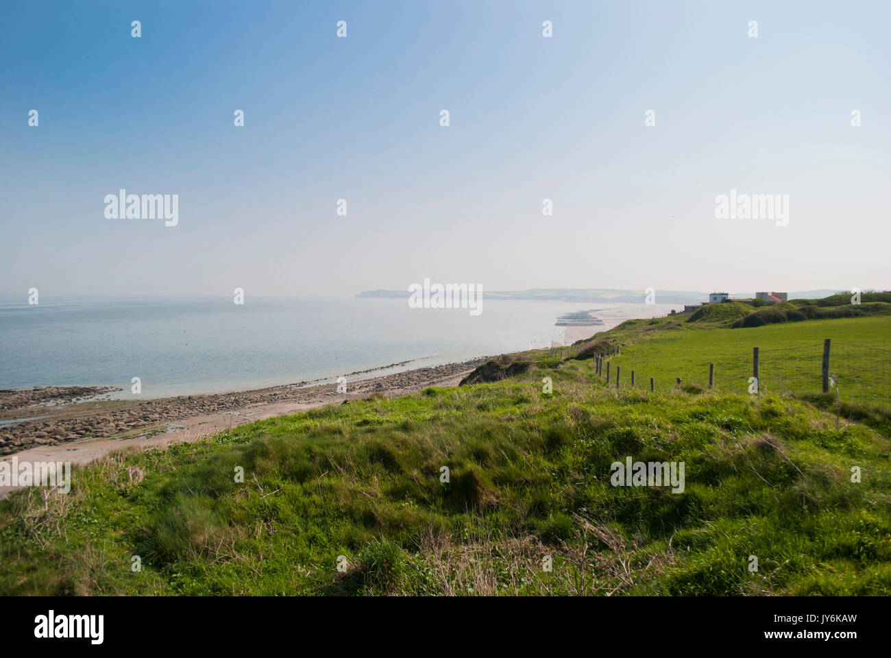 Cap Blanc Nez Bereich Stockfoto