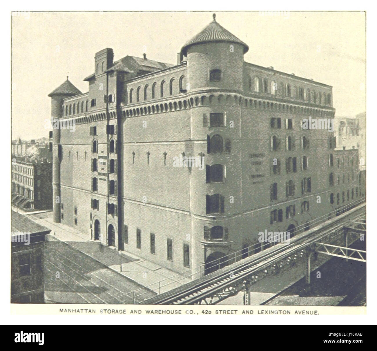 (King1893NYC) pg816 MANHATTAN Lagerung und Lager CO. 420 STREET und LEXINGTON AVENUE Stockfoto