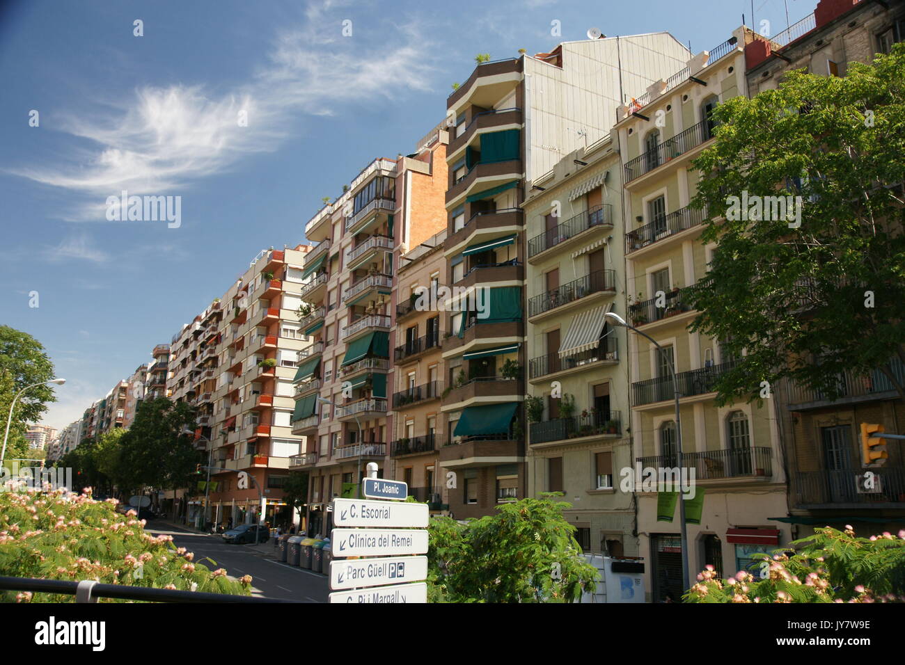 Barcelona, Spanien kosmopolitische Stadt Landschaft Stockfoto