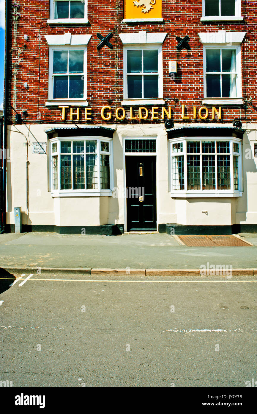 Der Goldene Löwe, Malton, Yorkshire Stockfoto