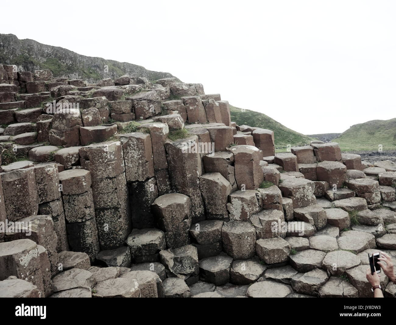 Giant es Causeway Stockfoto