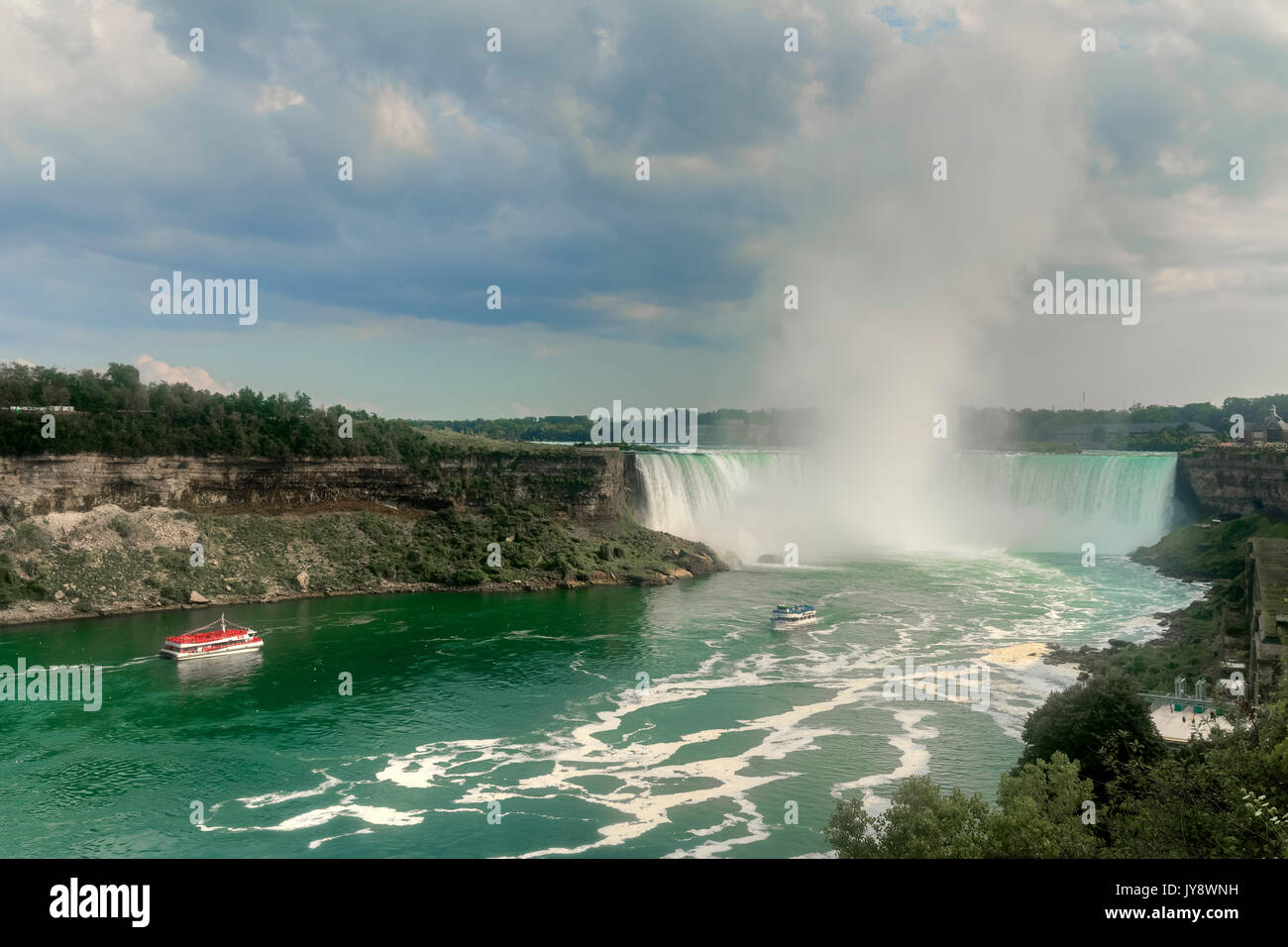 Niagara Falls, Ontario, New York, Kanada, USA Stockfoto